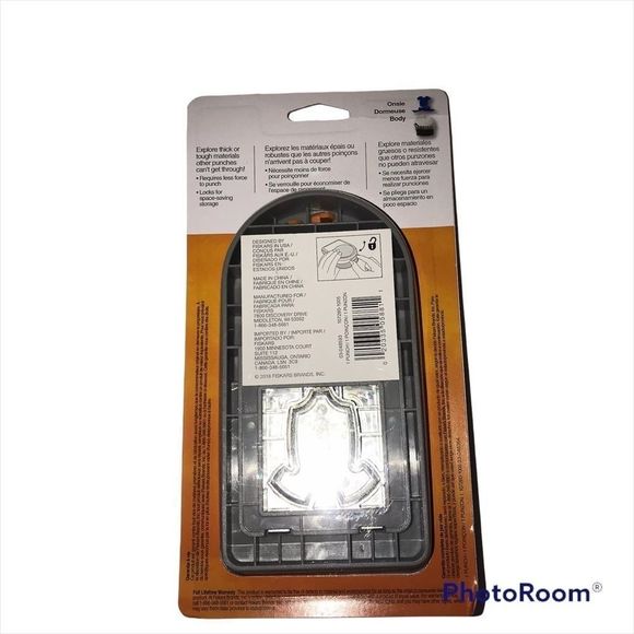 🆕 FISKARS Thick 2” Baby Bodysuit Romper Outfit onesie hole punch nwt NEW - Picture 3 of 6